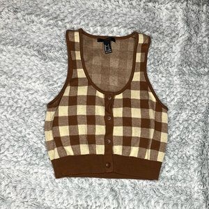 Checkered Vest